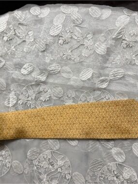 Hermes Yellow Patterned Waist Belt
